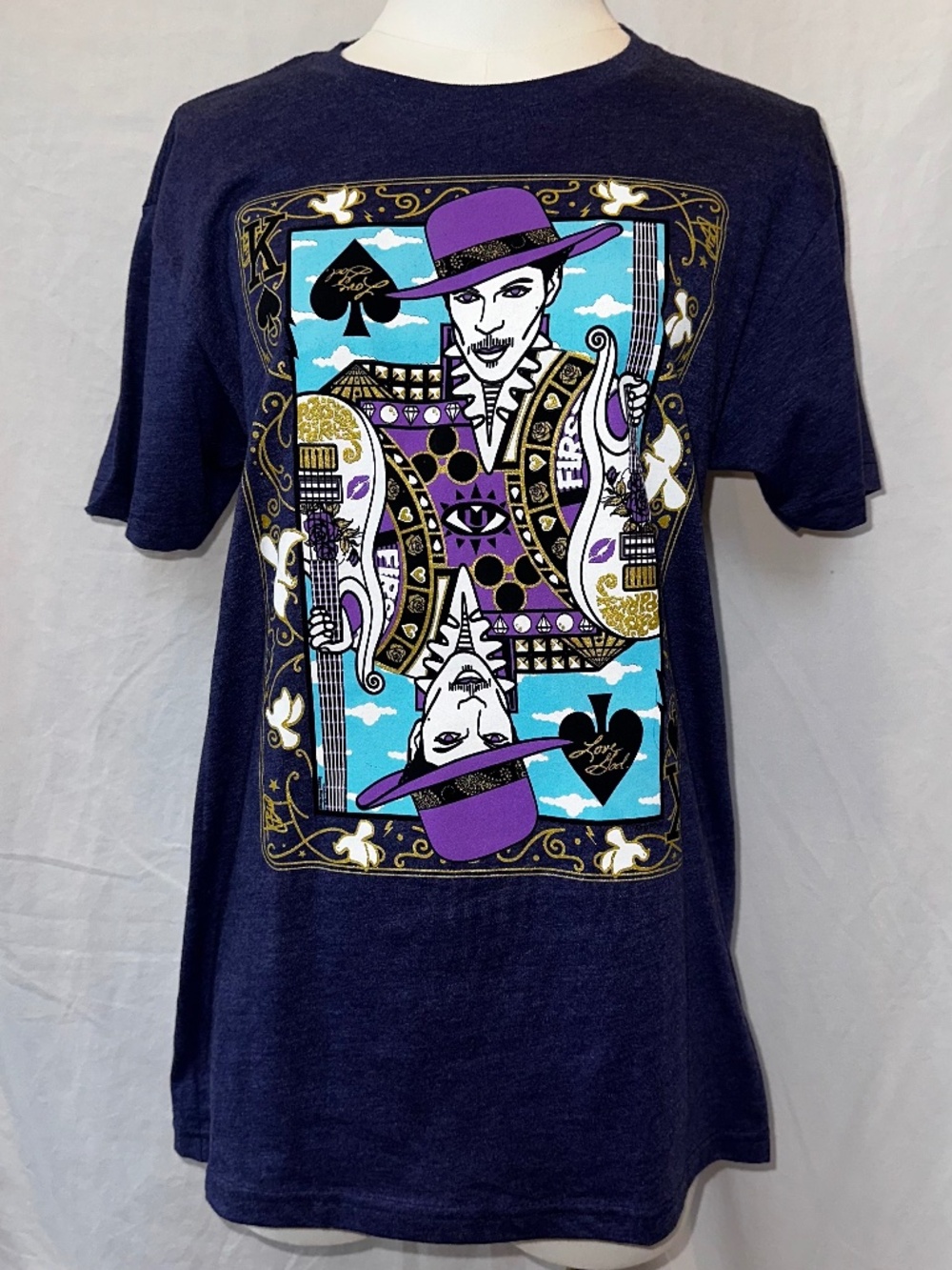 Artist-Designed Prince Tee, Purple, Unisex Small